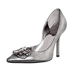 Leather shoes with rhinestones, Guess by Marciano.