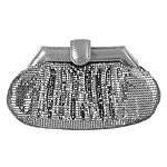 Leather and mesh bag, Whiting & Davis.