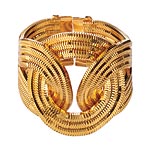 Gold-plated bracelet, Lara Bohinc.