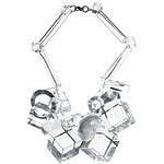 Lucite necklace, Oscar de la Renta