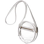 Plastic with leather trim bag, Rebecca Taylor.