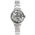 Watch with silver-tone bezel and acrylic band, Toy Watch