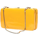 Patent vinyl clutch, Steve Madden.