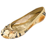 Embossed-leather shoe, Original Dr. Scholl's.