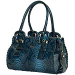 Embossed-leather bag, Francesco Biasia.