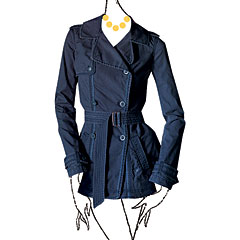 Cotton trench, American Eagle Outfitters.