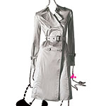 Satin trench coat, Andrew Marc.