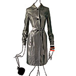 Linen trench, Anne Klein New York.