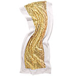Sequined silk scarf, Shawlsmith London.