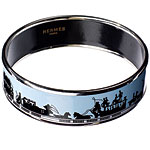Enamel bangles, Herm.