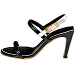Patent-leather shoes, Salvatore Ferragamo.