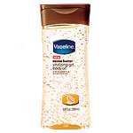 Cocoa butter gel body oil-based lotion, Vaseline.