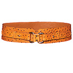 Leather belt, Gabriella Giovanni.
