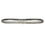 Metal and Swarovski crystal belt, Suzi Roher.