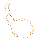 Vermeil necklace, Tracy Matthews.