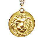18kt-gold chain and pendant, Marian Maurer.