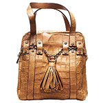 Rectangle crocodile bag, Borbonese.