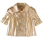 Metallic leather jacket, Jocelyn.