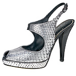Python shoes, BE&D.