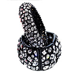 Swarovski-crystal bracelets, Kenneth Jay Lane.