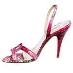 Python sandal, Oscar de la Renta.