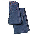 Special-edition Bacall Two Queen of Heart jeans with heart pockets, 