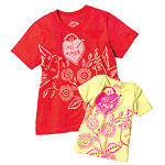 Cotton Mi Amor baby and kids T-shirts in red, lemon and white, Lucky Fish.