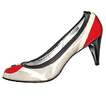 Leather pumps, Delman.