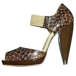 Patent leather and elastic shoes, Charles David.