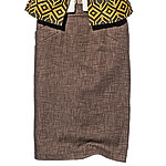 Cotton-linen skirt, Tibi.