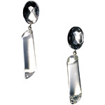 Lucite earrings, Arden B..