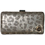 Brass mesh clutch with grosgrain lining, Felix Rey.