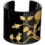 Lucite cuff, Jacaranda Style.