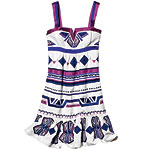 Silk and linen dress, Mint Jodi Arnold.