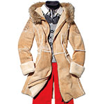 Shearling coat, Napapijri.