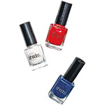 Nail polish in Ecstasy, Enduring and Berry Blue, Barielle.