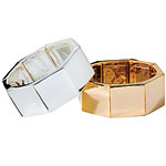 Gold- and silver-plated bracelets, Nine West.
