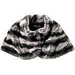 Rabbit-fur capelet, Adrienne Landau.