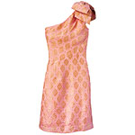 Metallic nylon-polyester dress, Plenty by Tracy Reese.