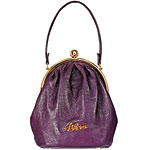 Leather bag, Lulu Guinness.