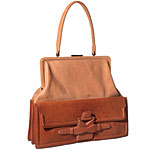 Leather purse, Max Azria Atelier.