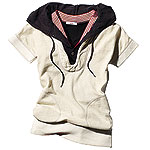 Cotton hooded sweatshirt, Converse by John Varvatos.