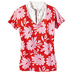 Cotton floral-print sweater, New York & Co..