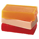 Sunny Hunny Soap Stack in assorted varieties; Happy, Honey I Washed the Kids and Karma, Lush.