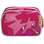 Nylon cosmetics bag, 7" x 4", Emilio Pucci.