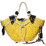 Straw tote, Francesco Biasia.