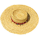 Hat with rope-and-charm trim, Hat Attack.