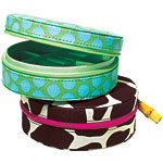 Travel jewelry cases, Toss Designs.