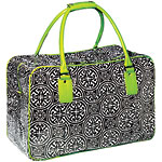 Weekender bag in a medallion print, Toss Designs.