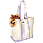 Canvas town-and-country tote, Wagwear.